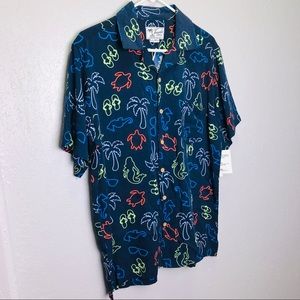 Hawaiian Shirt Trunks Waikiki Men’s Size Medium